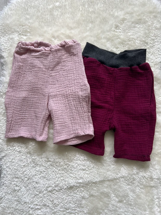 Flexible Baby Hose mit Bündchen oder Gummizug