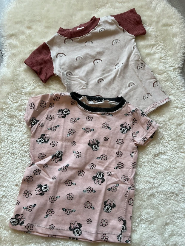 Süße Mädchen T-Shirts verschiedene Muster